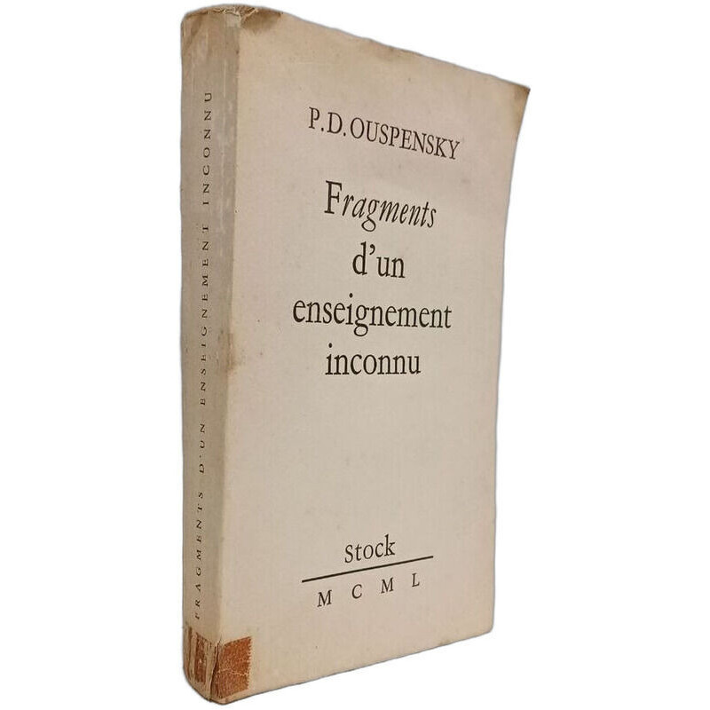 Fragments d'un enseignement inconnu
