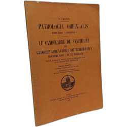 Patrologia Orientalis Tome XXVII - Fascicule 4 Le candélabre du...