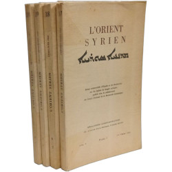 L'Orient Syrien VOL. V fasc. 1-2-3-4 - 1960