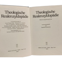 Theologische Realenzyklopädie - abkürzungsverzeichnis
