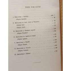 Acta Martyrum I - TOMUS 20-21 / Vol. 37-38 --- - scriptores...