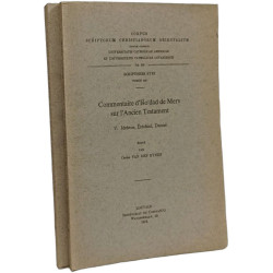 Commentaire d'Iso'dad de Merv sur l'Ancien Testament - V. Jérémie...