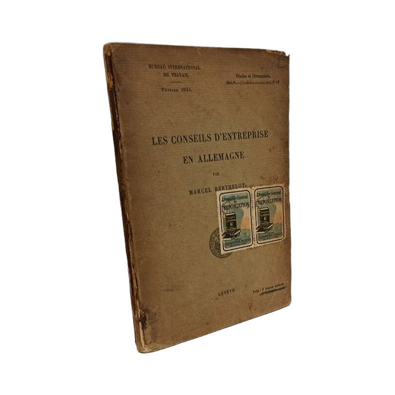 Les conseils d'entreprise en Allemagne - études et documents série B