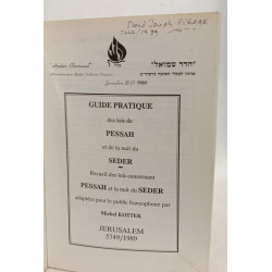 Guide pratique des lois de Pessah et de la nuit du Seder -...