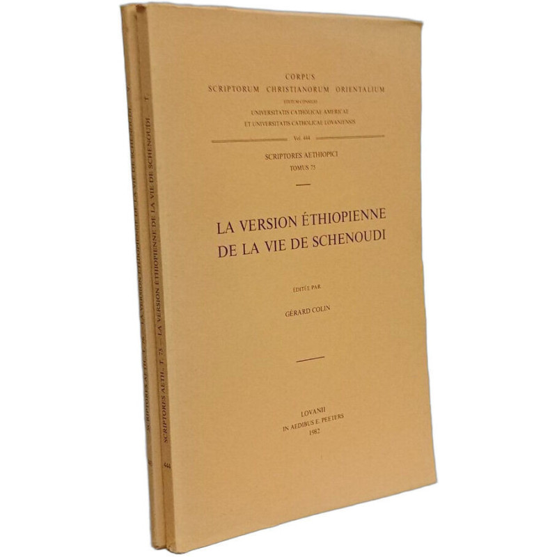 La Version éthiopienne de la vie de Schenoudi - scriptores...