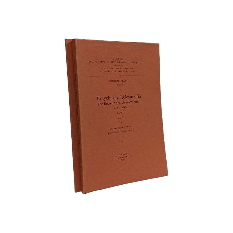 Eutychius of Alexandria The book of the demonstration (Kitab...