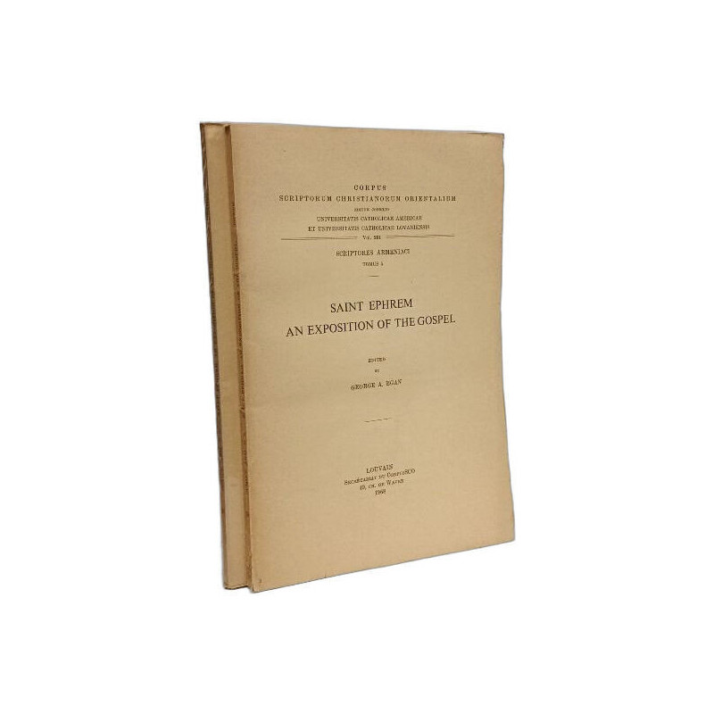 Saint Ephrem an exposition of the Gospel - Scriptores Armeniaci...