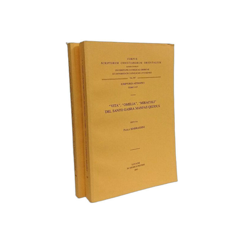 'vita' 'omilia' 'miracoli' Del Santo Gabra Manfas Qeddus Aeth -...