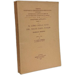 Il libro della luce del Negus Zara Yaqob (Mashafa Berhan) II. -...