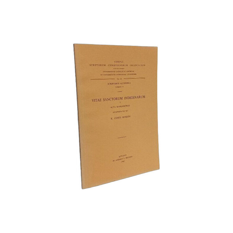Vitae Sanctorum Indigenarum I. Acta Marqorewos - Scriptores...