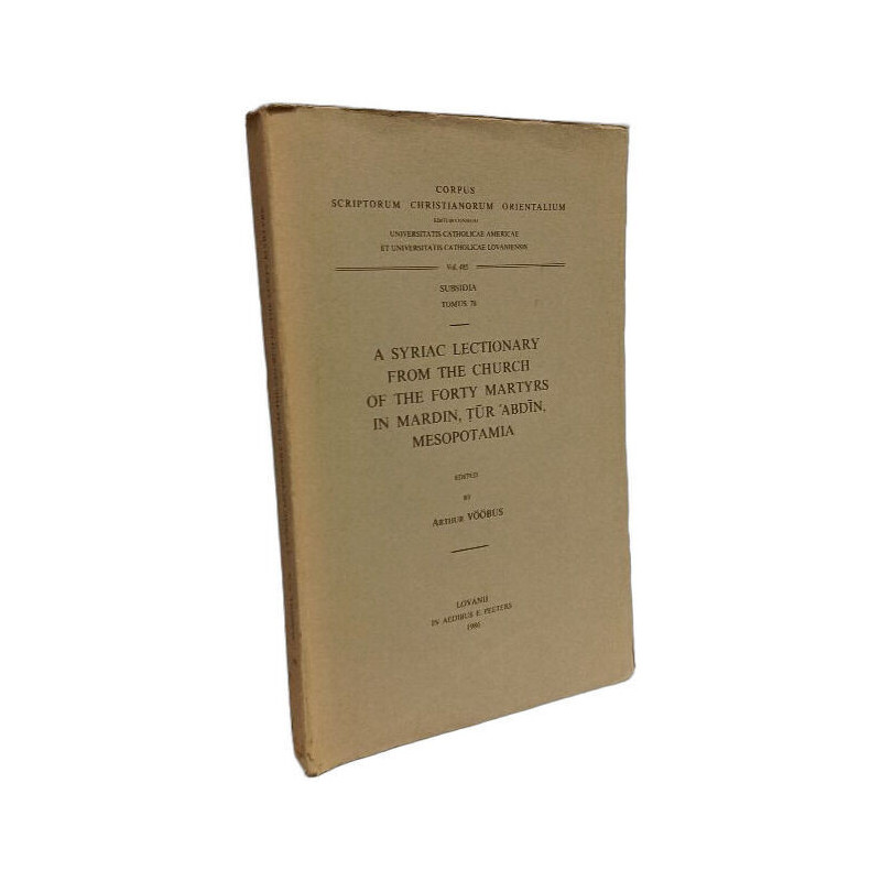 A Syriac lectionary from the Church of the Forty Martyrs in Mardin...