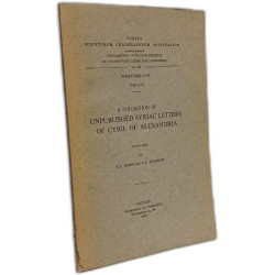A collection of unpublished Syriac letters of Cyril of Alexandria...