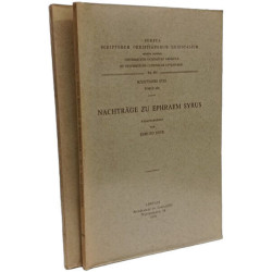 Nachträge zu ephraem syrus - Scriptores Syri T.159-160 - Corpus...