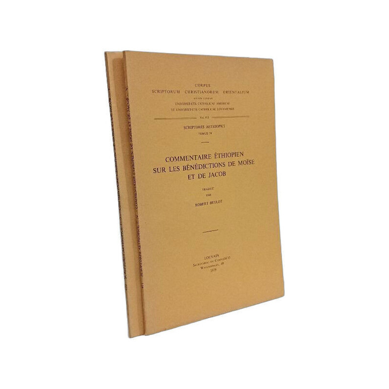 Commentaire éthiopien sur les bénédictions de Moïse et de Jacob -...