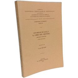 GIYORGIS DI SAGLA IL LIBRO DEL MISTERO (Scriptores Aethiopici T.98...