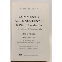 Commento alle Sentenze di Pietro Lombardo (Vol. 1) distinzioni...