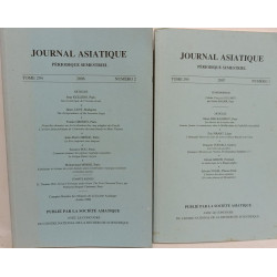 Journal Asiatique 6 numéros TOME 288-1 / 290-1 / 292-1-2 / 294-1 /...