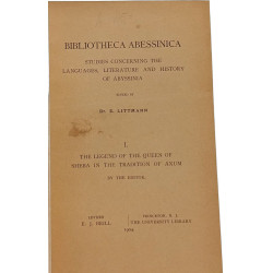 Bibliotheca Abessinica: Studies concerning the languages...