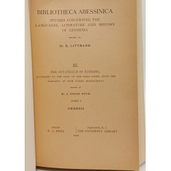 Bibliotheca Abessinica: Studies concerning the languages...