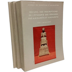 Recueil des inscriptions de l'Éthiopie des périodes pré-axoumite...