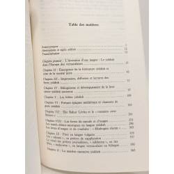INTRODUCTION A LA LITTERATURE YIDDISH ANCIENNE