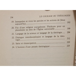 LE COURAGE DU THÉOLOGIEN
