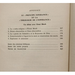 Théologie de l'espérance : Etudes sur les fondements et les...