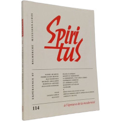 Spiritus n°114 - fev 89 : a l'epreuve de la modernite