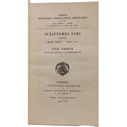 Vitae Virorum apud monophysitas celeberrimorum I - Scriptores Syri...