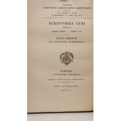 Vitae Virorum apud monophysitas celeberrimorum I - Scriptores Syri...