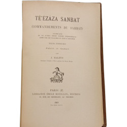 Te'ezaza Sanbat (Commandements du sabbat) - Texte éthiopien