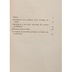 Pour une sociologie du roman
