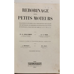 Rebobinage des petits moteurs