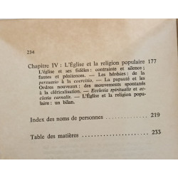 La religion populaire au moyen âge : problèmes de méthode et...