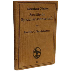 Semitische Sprachwissenschaft