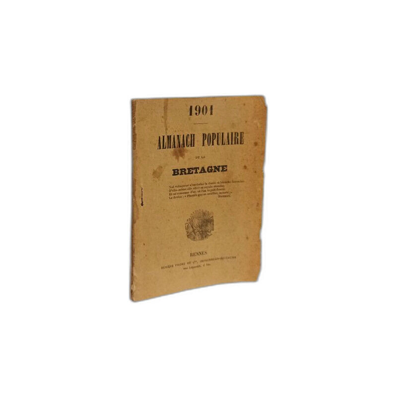Almanach populaire de la Bretagne - 1901