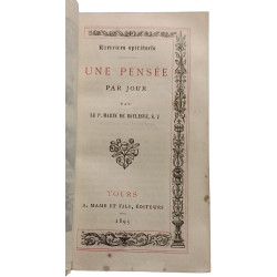 Une pensée par jour - exercices spirituels