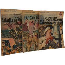 Collection PATRIE- La bataille de l'Atlantique + les Canadiens à...