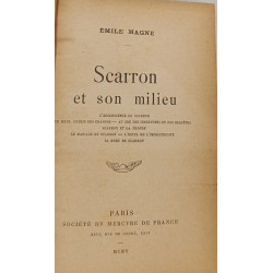 Scarron et son milieu