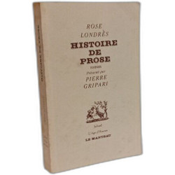 Histoire de prose : roman