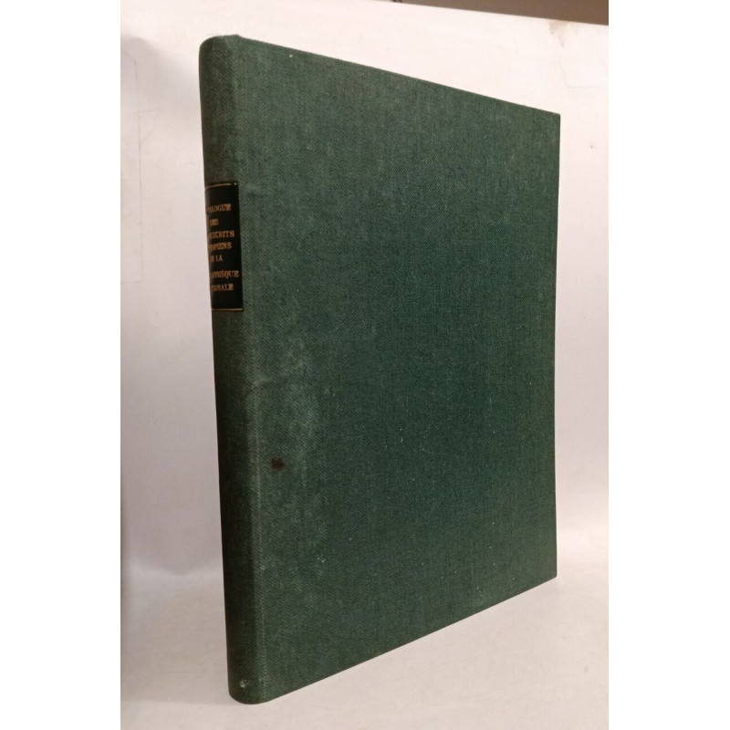 Catalogue des manuscrits éthiopiens (Ghéz et Amharique) de la...