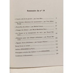 Les veilleurs du silence - epignosis n°19 avril 1988
