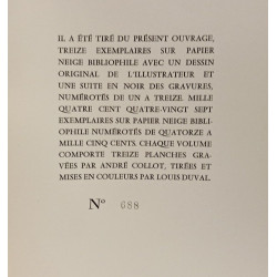 Œuvres complètes François Villon - treize hors-texte gravés par...