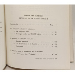 Histoire de la Tunisie le moyen age - TOME DEUX