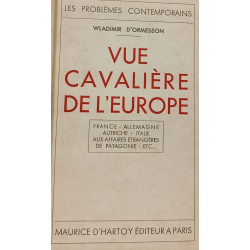 Vue cavalière de l'Europe