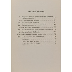 Les communautés familiales agricoles du centre de la France