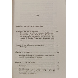 Connaissance et technique de la plongée