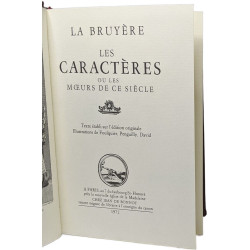 Les caractères ou les moeurs de ce siècle