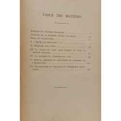 Bréviaire d'esthétique - Traduction de Georges Bourgin