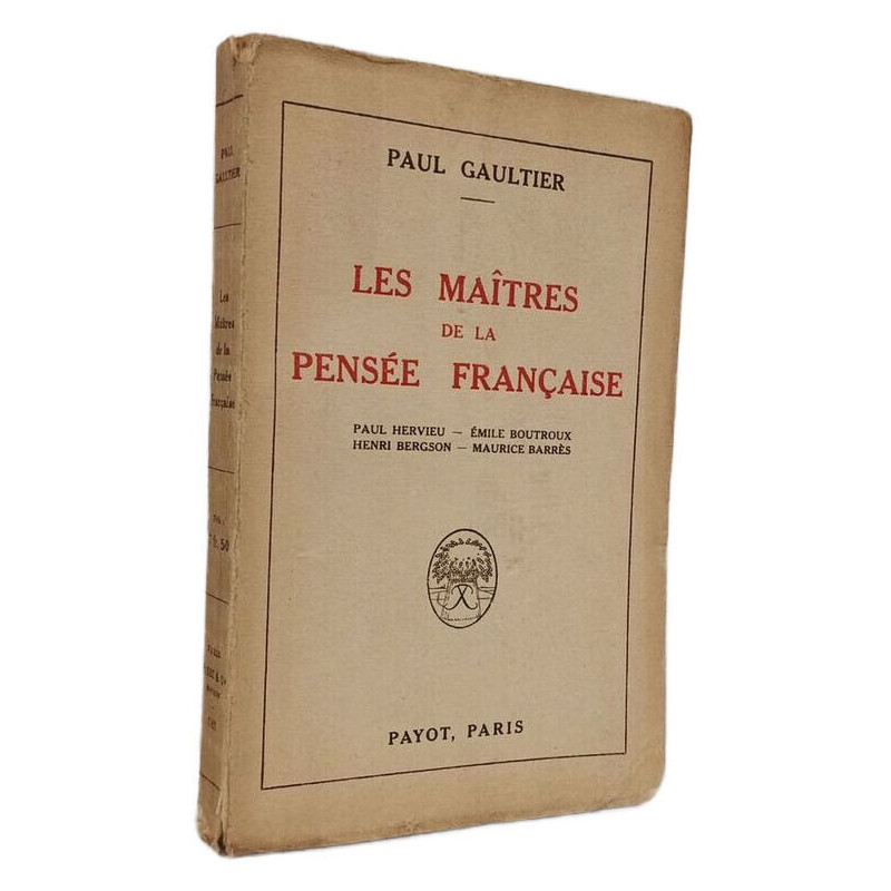 Les maîtres de la pensée française